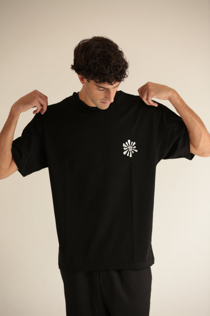 T-shirt sole nero