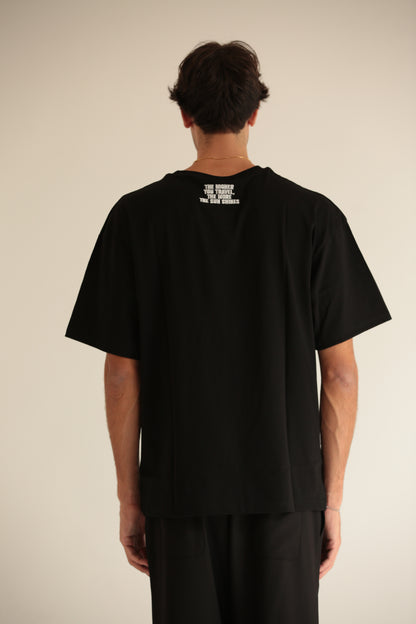 T-shirt sole nero