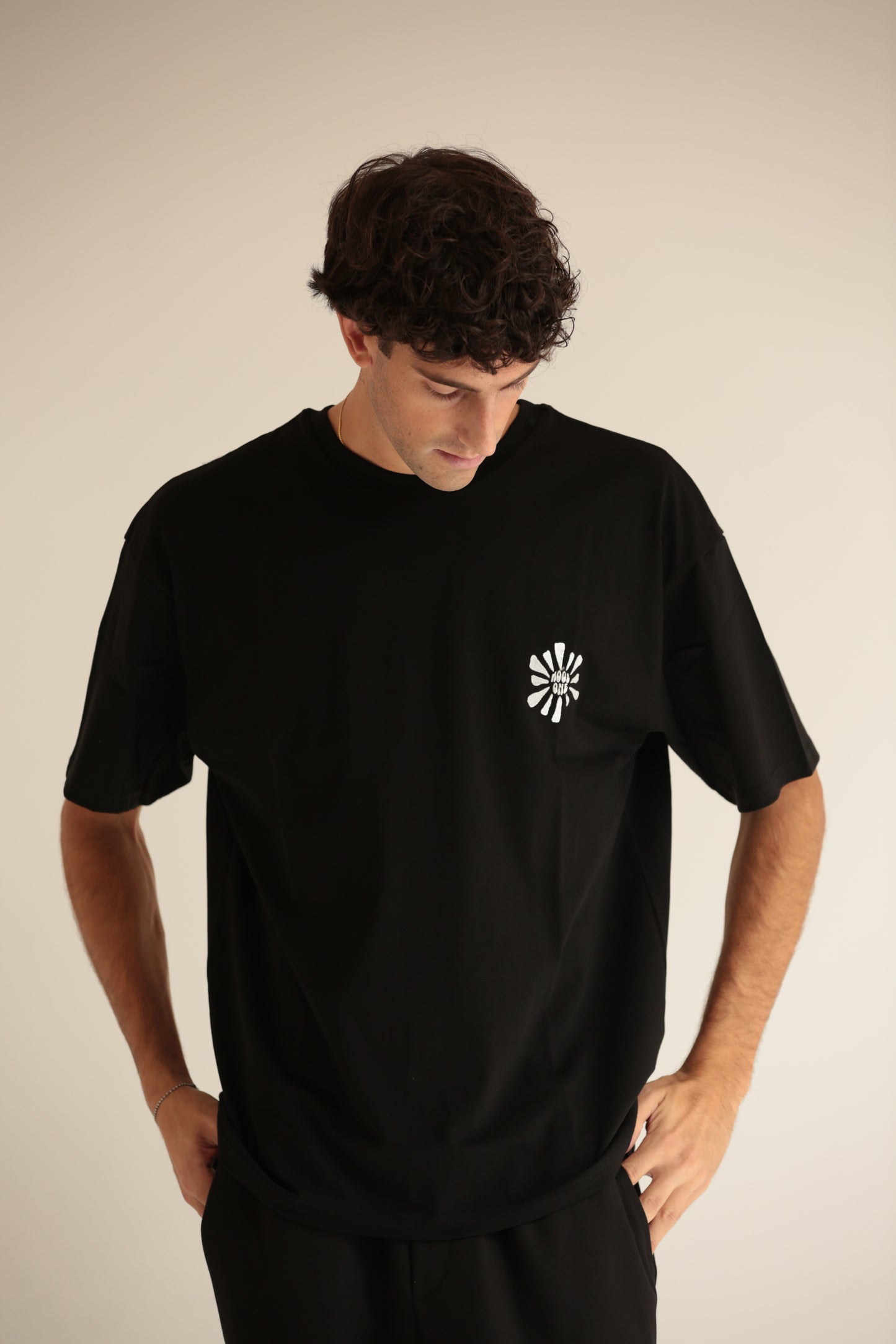 T-shirt sole nero