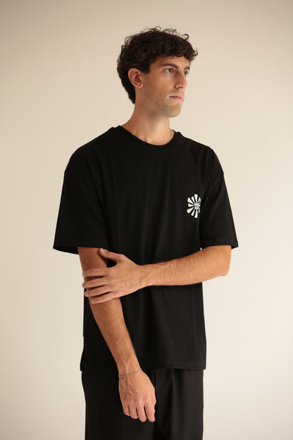 T-shirt sole nero